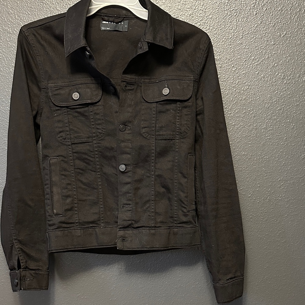 Women's Black Denim Jean Jacket